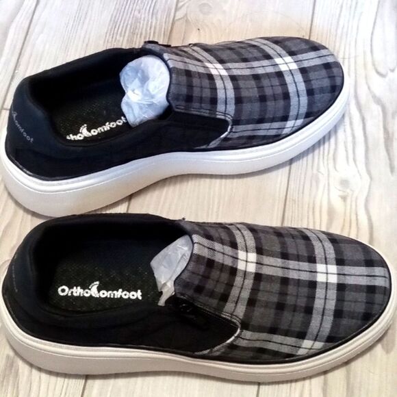 (75-3952) Orthocomfoot Women's Slip On Shoes with Arch Support Sz 41 (10.5) - Picture 10 of 15